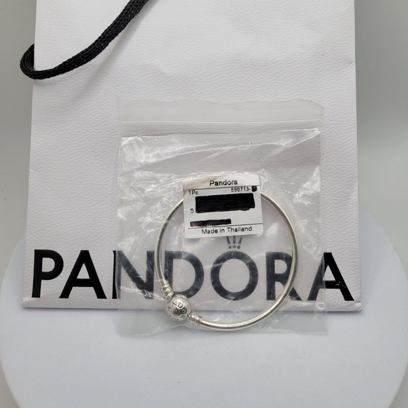 Pandora Sterling Silver Bracelet 590713-21 New with Tag - Picture 5 of 6